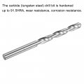 Uxcell Carbide Twist Drill Bits 4 2mm Metric Spiral Flutes Straight Shank Tungsten Steel Drilling Tool For Stainless Alloy