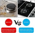 3pcs Stove Cover Gas Top Burner Covers 5-hole Pad 0 2mm 54x27cm Gas Protector Non-stick Black