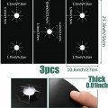3pcs Stove Cover Gas Top Burner Covers 5-hole Pad 0 2mm 54x27cm Gas Protector Non-stick Black