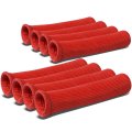 Auto Dynasty High Temperature Spark Plug Wire Boot Protect Sleeve Cover For 8 Cyl Red 