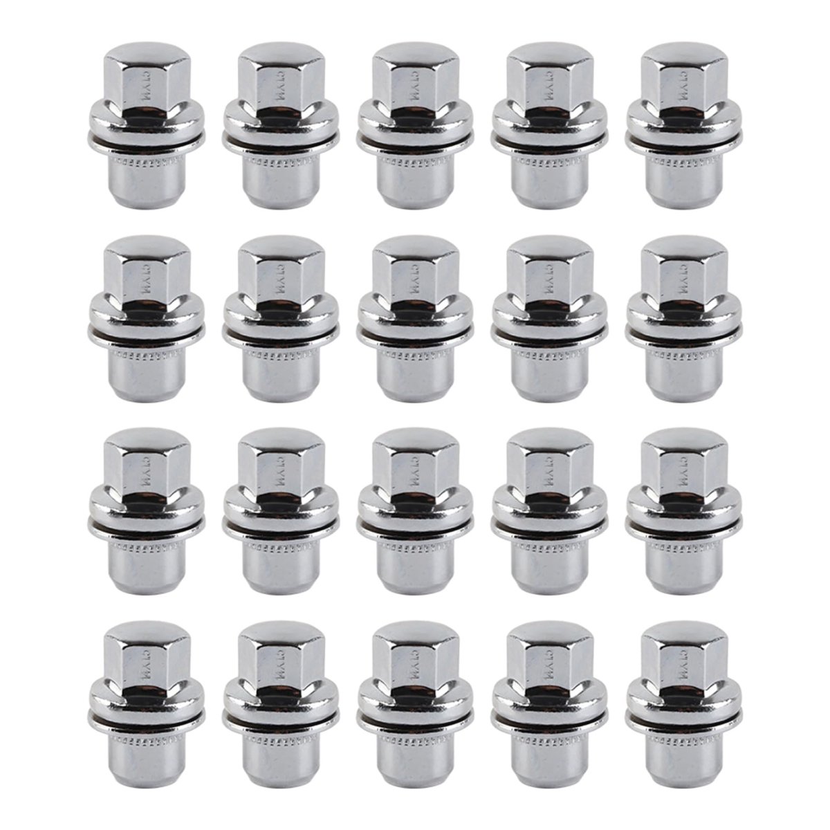 20 Pcs Stainless Steel Wheel Nuts For Discovery 3 4 5 And Rover Sport Reference Lr068126 Rrd500290 Rrd500590 Rrd500510 High