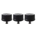 3pcs A C Heater Temp Control Knob Replacement Fit For Chevrolet Express 2500 Base Extended Cargo Van 3-door 4 8l 294cu In V8