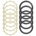 Caltric Clutch Friction And Steel Plates Kit Compatible With Suzuki Lt-f400 Eiger 400 2002 2003 2004 2005 2006 2007 2008