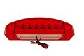 Qty 10 Red Amber 21 Led Side Marker Clearance Light Rectangle 12v Truck Trailer Camper