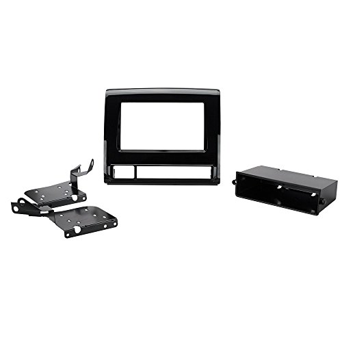 Scosche TA2113B Single/Double DIN Dash Install Kit for 2012-Up Toyota Yaris 