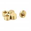 1 8bsp Male Thread Copper Hex Socket Head Pipe Connector Coupling Adapter 5pcs 