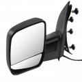 Ocpty Driver Side Mirror For 2003-2013 Ford E-250 Outside Accessories Easy-adjustable Manual Folding Heated View