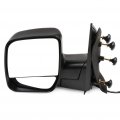Ocpty Driver Side Mirror For 2003-2013 Ford E-250 Outside Accessories Easy-adjustable Manual Folding Heated View