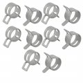 Uxcell 10 Pcs 12mm Spring Band Type Action Fuel Hose Pipe Low Pressure Air Clip Clamp