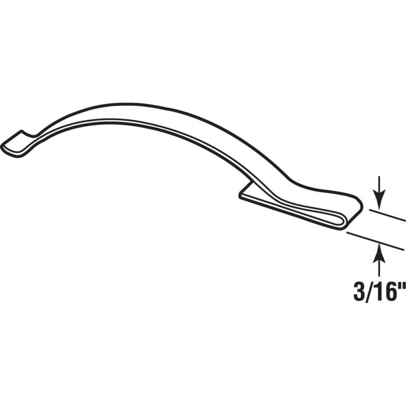 Make-2-fit Pl 16440 Window Screen Tension Springs 3 16 In X 3-1 8 Spring Steel 25 Pack