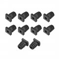 Strain Relief Boots 19mm Pvc Cord Protector Cover Sleeve For 5 Awg Electrical Cables Black 10pcs 