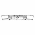 To1200151 Factory Style Front Bumper Grill Grille Assembly Compatible With Toyota 4runner 1992-1995 Chrome Black
