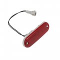 X Autohaux Exterior Rear Bumper End Reflector Side Marker Signal Lamp Set Red Light For Toyota Rav4 1996-2004 81910-42010
