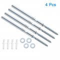 Uxcell 4 Pcs Floating Shelf Brackets Metal Hidden Support 10 X 150mm Invisible With Screws For Wood Shelves