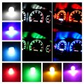 Wljh Super Cystal Ice Blue Instrument Cluster Panel Gauge Speedometer Tachometer Dash Bulb Full Led Lights Kit Twist Sockets