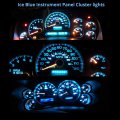 Wljh Super Cystal Ice Blue Instrument Cluster Panel Gauge Speedometer Tachometer Dash Bulb Full Led Lights Kit Twist Sockets