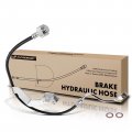 A-premium Front Driver Brake Hydraulic Hose Compatible With Select Ford Models F-450 F450 Super Duty F-550 F550 2012 Dana 60