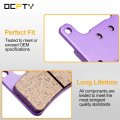 Ocpty Carbon Fiber Brake Pads Fit For 1989-1994 Kawasaki Kx125 Kx250 1989-1990 Suzuki Rm125 Rm250 2009 Yamaha Rhino 700