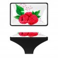 4 Pcs Watercolor Raspberries Crystal Glass Drawer Knob Pull Handle Ergonomic Furniture Cabinet For Kitchen Dresser Cupboard 