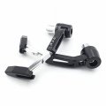 Semt- Adjustable Angel Length Silver Black Cnc 22mm Protector Proguard Pro Brake Clutch Lever Protect Guard Compatible With