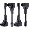 Ignition Coil Pack Of 4 For Nissan Altima Sentra Rogue Cube Versa And Infiniti Q70 Qx60 M56 Replaces Uf549 C1696 5c1753 