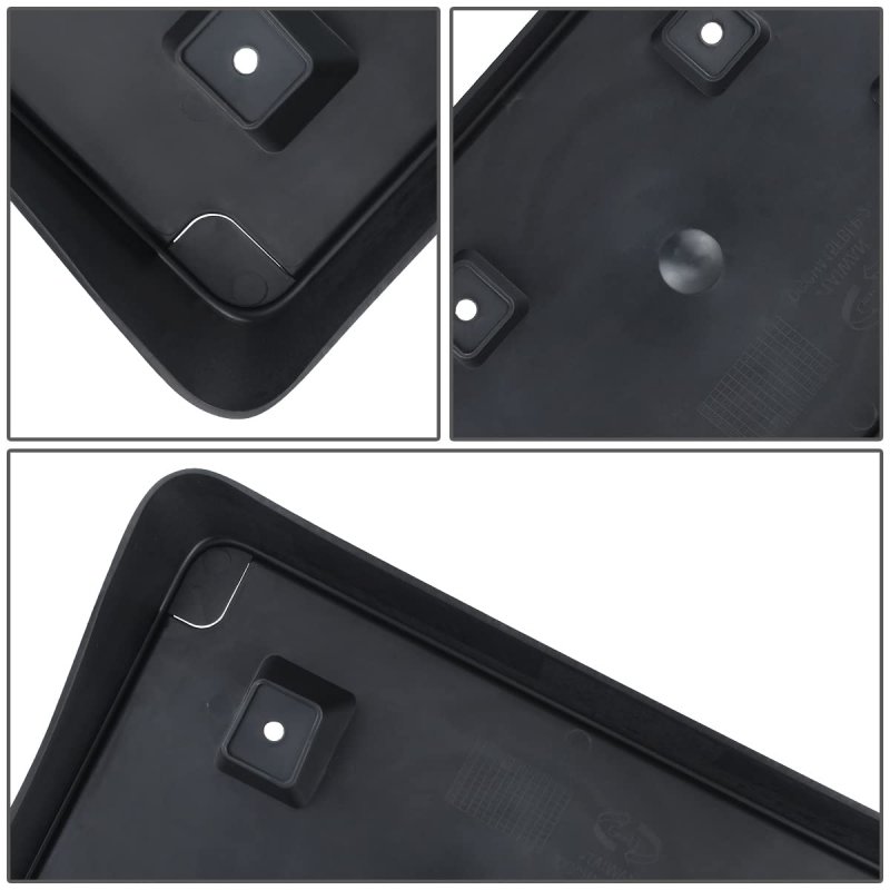 Front License Plate Mounting Bracket For Dodge Challenger Wide Body 2015 To 2021 Matte Black Factory Style Ch1068157