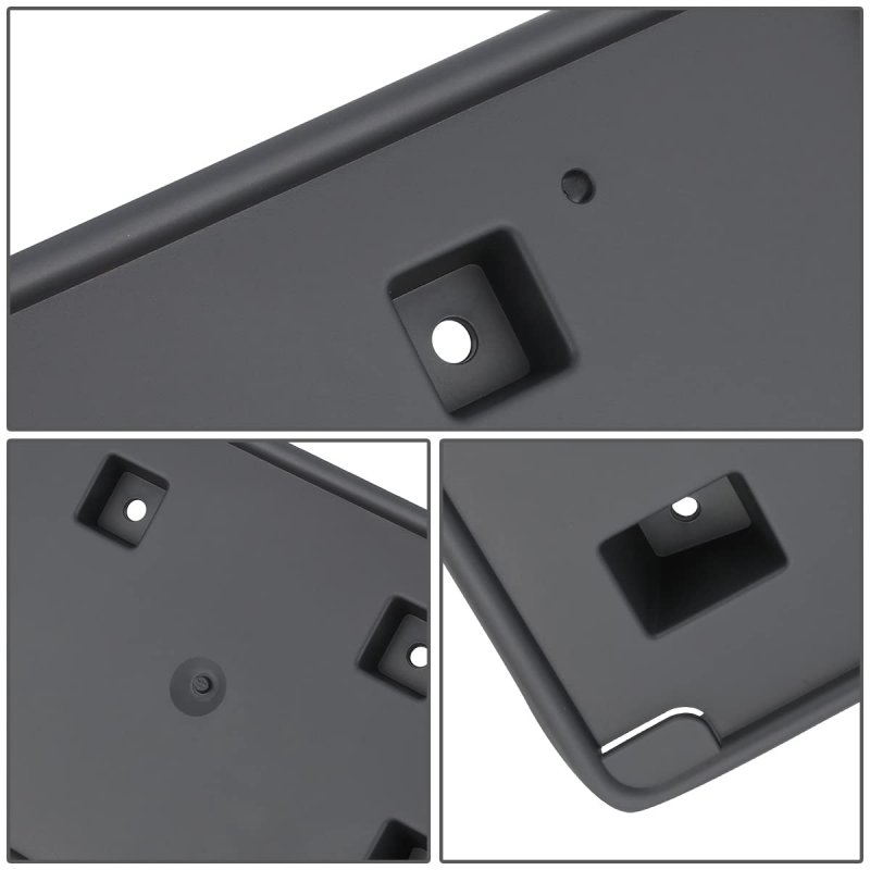 Front License Plate Mounting Bracket For Dodge Challenger Wide Body 2015 To 2021 Matte Black Factory Style Ch1068157