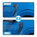 Carbon Fiber Style Side Vent Fender Badge Emblem Cover Trims Set For Ford F150 2021-2022 Car Exterior Decor Accessories