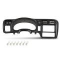Double Din Dash Radio Bezel Fit For Chevy Blazer S10 Gmc Jimmy Sonoma 1998 1999 2000 2001 2002 2003 2004 Black 