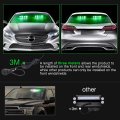 Dash Strobe Lights 2 In 1 Emergency Warning Light Bar 48 Led 26 Flash Modes Dc 12v-24v For Trucks And Vehicles Front Rear