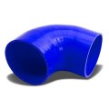 Auto Dynasty 3 75 Inches 90 Degree Elbow Turbo Intercooler Intake Piping Coupler Silicone Hose Blue 