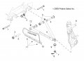 Polaris Ranger Right Hand Weld A Frame Matte Black Genuine Oem Part 1542945-458 Qty 1