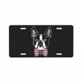 License Plate Boston Terrier Decorative Car Front Vanity Tag Metal Aluminum Novelty For Men Women Boy Girls 6 X 12inch