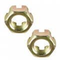 Caltric 2 Front Axle Castle Nut For Polaris Trail Boss 330 Blazer 2010 2011 2012 2013