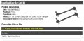 Front Stabilizer Sway Bar Link Kit Set Of 2-10 50 Inch Length Compatible With 2000-2011 Ford Focus
