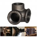 Eagles 3 4 Way Corner Pipe Fittingpcs 4 Diameter Malleable Iron Plumbing Fittings Tees For Industrial Vintage Style Furniture 