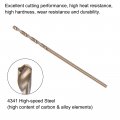 Uxcell 12pcs Jobber Drill Bits 1mm Gold Titanium Coated 4341 High Speed Steel Hss 135 Degree Split Point Twist For Stainless