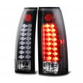 Premium Led Tail Light Lamp For 1988-1999 Chevy Gmc C K 1500 2500 3500 Pickup Matte Black Housing Driver And Passenger Side 
