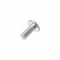 Uxcell Flanged Button Head Socket Cap Screws M3 8mm Hex Drive 304 Stainless Steel Fasteners Bolts Fully Threaded Machine Screw