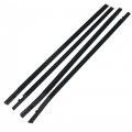 4 Pcs Window Weatherstrip Molding Trim Seal Belt Replacement For Civic Sedan 2016-2022 72410-tba-a01 72450-tba-a01 