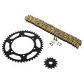 Chain And Sprocket Kit For Kawasaki Klx650 R 1993 1994 1995 1996 Gold O Ring 14 Tooth Front 47 Rear 110l 