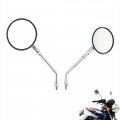 Emlevo For Yamaha Xvs400 Xvs1100 Xvs1300 Xv1900 Xv1700 Xv1600 Motorcycle 10mm Chrome Rearview Mirrors Universal Side Mirror