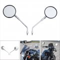 Emlevo For Yamaha Xvs400 Xvs1100 Xvs1300 Xv1900 Xv1700 Xv1600 Motorcycle 10mm Chrome Rearview Mirrors Universal Side Mirror