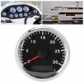 3000 Rpm Tachometer 85mm 3 3in Boat Sensor Ip67 Tacho Gauge 12v 24v Red Light With Lcd Display Service Hour Meter Silver Frame