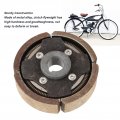 Gas Engine Flyweight 76mm Clutch With Slot Metal Alloy For 4 Stroke 49cc Motorized Bike Replacement Accessories