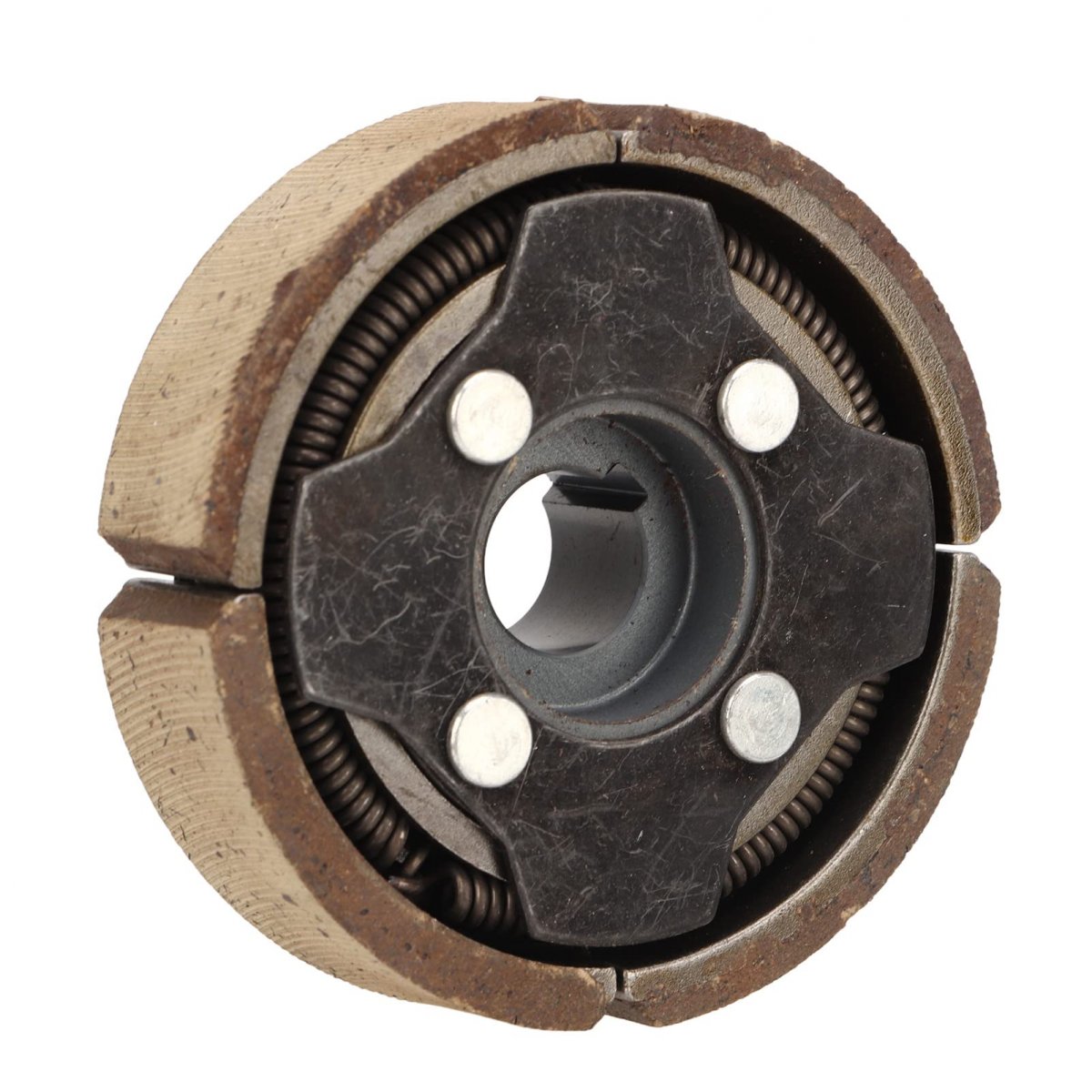 Gas Engine Flyweight 76mm Clutch With Slot Metal Alloy For 4 Stroke 49cc Motorized Bike Replacement Accessories