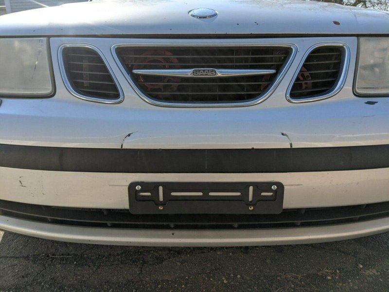 2 Front License Plate Holder Mounting Brackets For Saab All Models Abs Plastic Bumper Adapter Kit With 6 Screws And Nuts 5 In X
