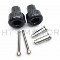 Httmt Mt219-026- Carbon No Cut Frame Slider Compatible With 98-02 Kawasak Zx6r 98-03 Zx9r 2001-2004 Zx12r