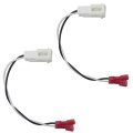 2pcs Front Dash Tweeters Speaker Wiring Harness Adapter Plug Connector Fit For Chrysler 200 2011-2017 300 2005-2017 New Version 
