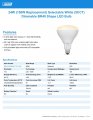 Feit Electric Br40 Led Light Bulb 150w Equivalent Dimmable 5cct E26 Medium Base 90 Cri 2175 Lumens Adjustable White 13 7 Years